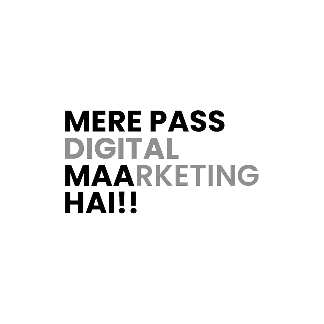 Mere Pass Maa Hai Sticker